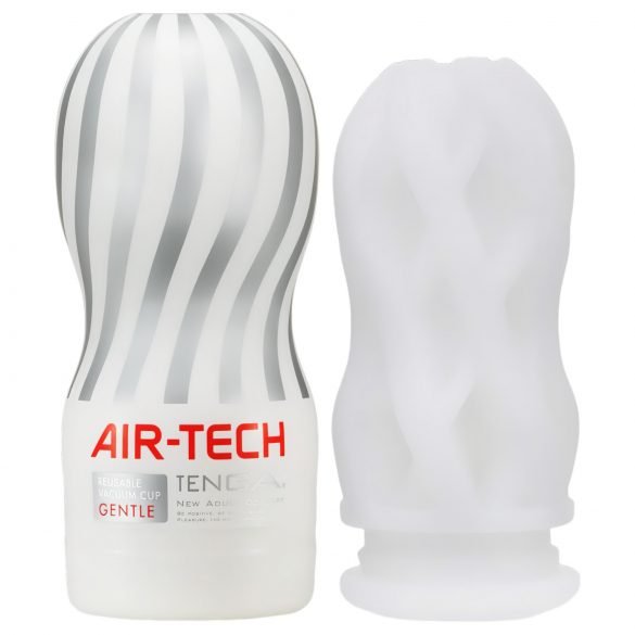 TENGA Air Tech Gentle - opakovaně použitelný masturbátor (bílý)