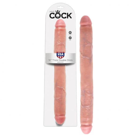 King Cock 16 tuuman valtava dildo (41 cm) - luonnollinen