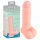 Medical Silicone Dildo - rovné dildo z lékařského silikonu (20 cm) - tělová barva