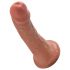 King Cock 6 dildo (15 cm) - ruskea