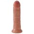 King Cock 8 tuuman dildo - tumma luonnollinen