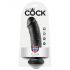 King Cock 8 dildo (20 cm) - černá