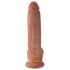 King Cock 9 kivesdildo (23 cm) - ruskea