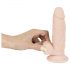 Nature Skin small bendable dildo - realistické dildo s přísavkou - tělová barva (malé)