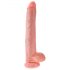 King Cock 35cm suuri dildo - luonnollinen