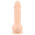 Silexd 9,5 - dildo s přísavkou - 24cm (tělová barva)