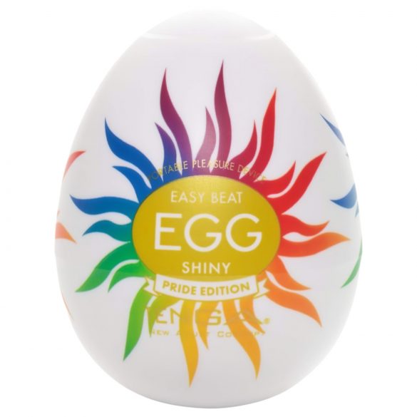 TENGA Egg Shiny Pride - hehkuva nautinnon muna (1kpl)