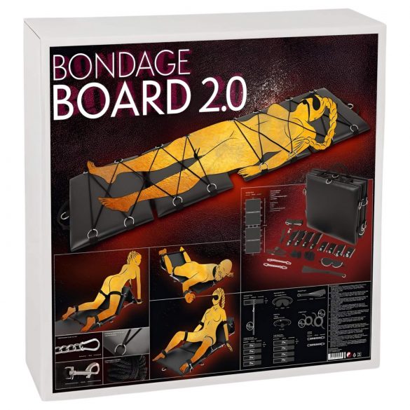 You2Toys Bondage Board 2.0 - kannettava sitomisvuodepakkaus