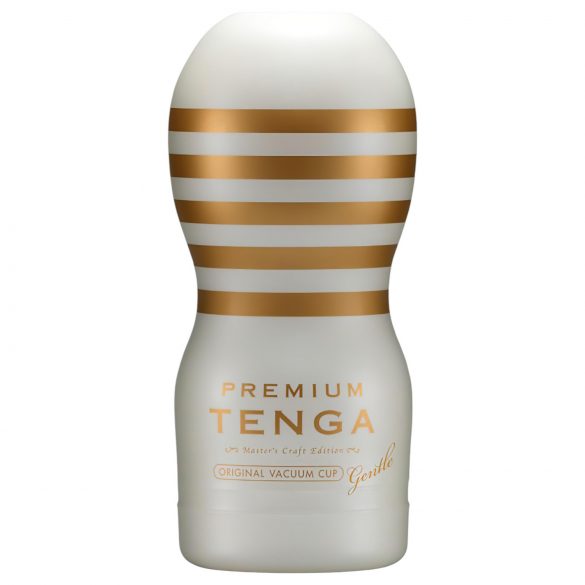 TENGA Premium Gentle - kertakäyttöinen valkoinen masturbaattori