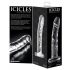 Icicles No. 62 - skleněné dildo ve tvaru penisu (průhledné)