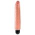 King Cock 10 Stiffy - vesitiivis, realistinen vibraattori (25cm) - luonnollinen