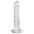 King Cock Clear 6 - imukupillinen dildo (15 cm)