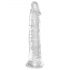 King Cock Clear 20 cm - iskevä imukupilla