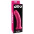 Dillio 8 - imukykyinen, realistinen dildo (20cm) - pinkki