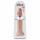 King Cock 14 - velké dildo se svorkou (36 cm) - přírodní