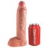 King Cock Strap-on: Ontto 25 cm jättidildo!