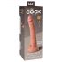 King Cock Elite 7 - luonnollinen, kiinnittyvä dildo (18 cm)