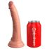 King Cock Elite 7- připínací, realistické dildo (18 cm) - přírodní