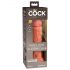 King Cock Elite 8 - Imukupilla varustettu dildo (20 cm) - tumma luonnonväri