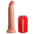 King Cock Elite 9 - Luonnollinen, imukupilla, 23cm realistinen dildo