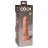 King Cock Elite 6 - realistický vibrátor s přísavkou 15cm (tmavý odstín pleti)