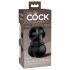 **King Cock Elite Crown Jewels - Swinging Balls, Penis Attachment (Black)**