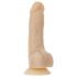 Naked Addiction Rotating 7 - akumulátorový, rotační vibrátor (18 cm) - přírodní