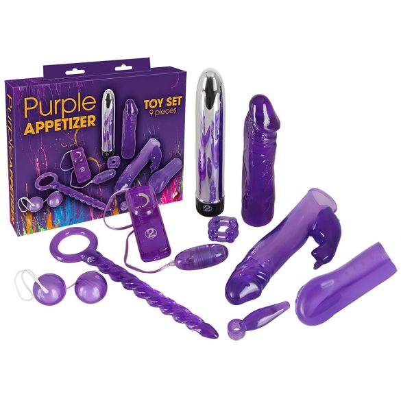 You2Toys - Purple Appetizer - violetti nautintopaketti (9-osainen)