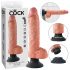 King Cock 10 imukuppivibra (25 cm) - luonnollinen