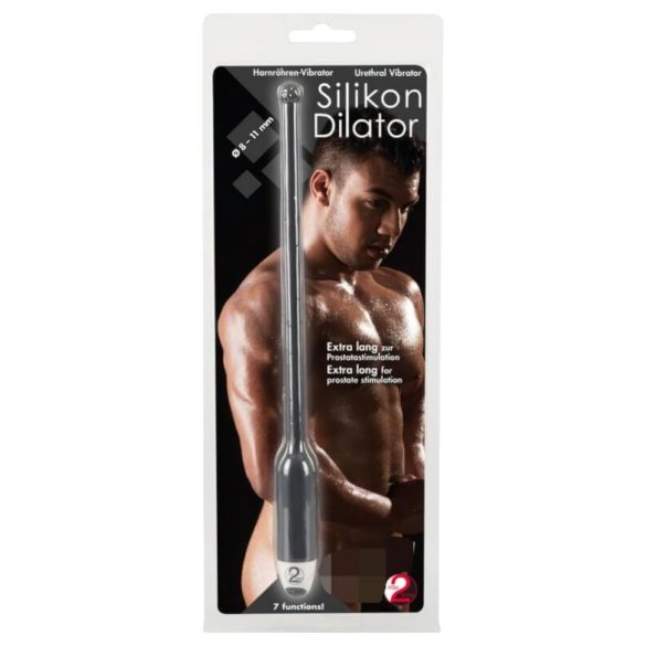 You2Toys Dilator - silikoninen virtsaputkivibraattori - musta (8-11mm)