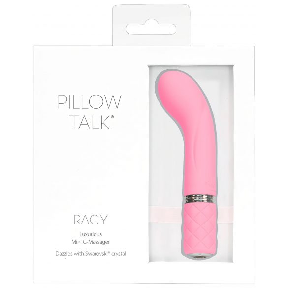 Pillow Talk Racy - ladattava, kapea G-pistevibraattori (vaaleanpunainen)