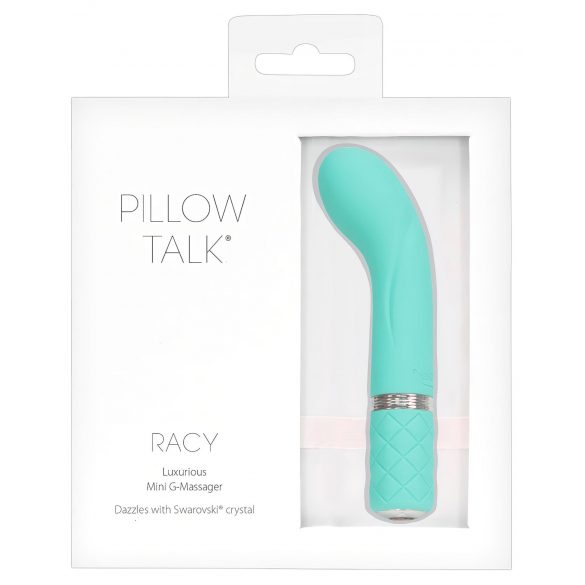 Pillow Talk Racy - ladattava, ohut G-pistevibraattori (turkoosi)