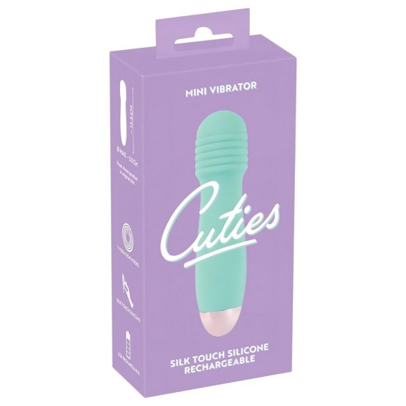 Cuties Mini Wand - ladattava mini vibraattori (vihreä)