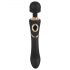 Cleopatra Wand Massager - vodotěsný, nabíjecí masážní vibrátor (černý)