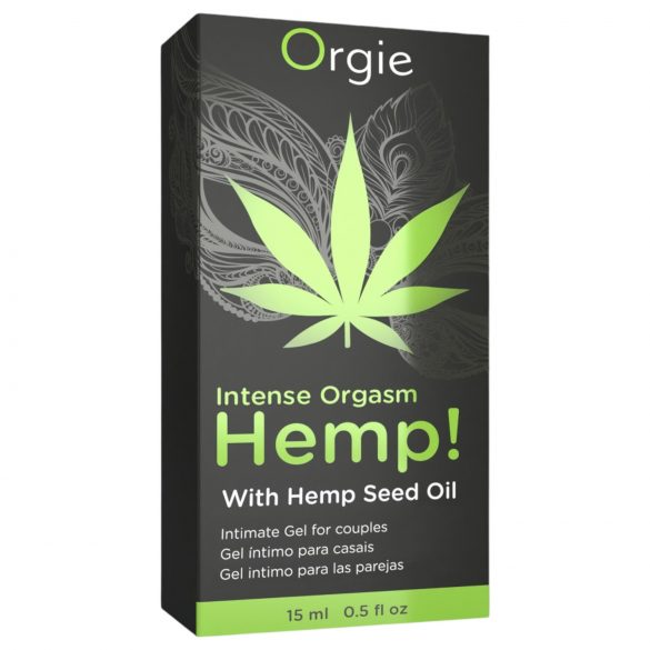 Orgie Hemp - kiihottava intiimigeeli naisille ja miehille (15ml)