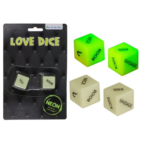 Orion Dice Glow in the dark - hrací kostky svítící ve tmě