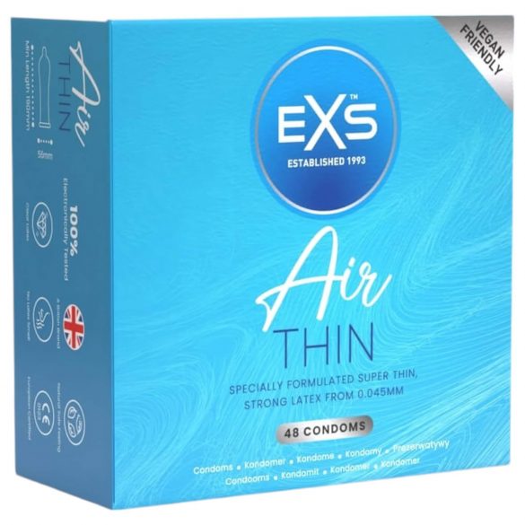 EXS Air Thin - ohut lateksikondomi (48kpl)