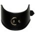 Bad Kitty - Leather-look Collar with Ring (Black)