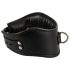 Bad Kitty - Leather-look Collar with Ring (Black)