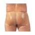 LATEX - boxer s návlekem na penis (přírodní) - L/XL