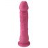 OgazR Optimus - realistinen dildo imukupilla 22 cm (pinkki)