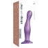 / Strap-on-me Curvy L - wavy, suction cup dildo (purple)