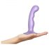 Strap-on-me P&G S - kaareva jalustallinen dildo (violetti)