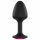 Dorcel Geisha Plug Ruby XL - mustekoru anustappi (musta)