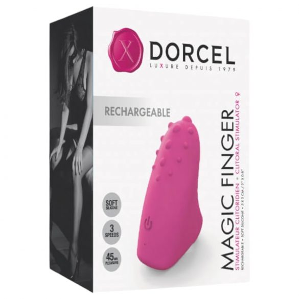 Dorcel Magic Finger - nabíjecí prstový vibrátor (růžový)