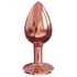 Dorcel Diamond Plug S - hliníkový anální kolík - malý (růžovo-zlatý)