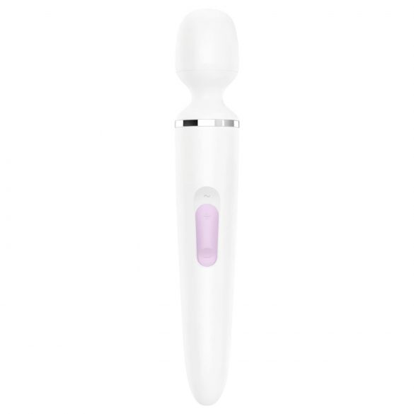 Satisfyer Wand-er Woman - vodotěsný masážní vibrátor (bílý)