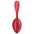 Satisfyer Shiny Petal - rádiové vibrační vajíčko (červené)