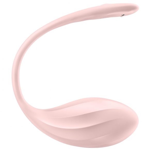 Satisfyer Ribbed Petal - Radio-ohjattu vibraatio (pinkki)