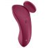 Satisfyer Sexy Secret - chytré vodotěsné vibrační kalhotky (bordó)